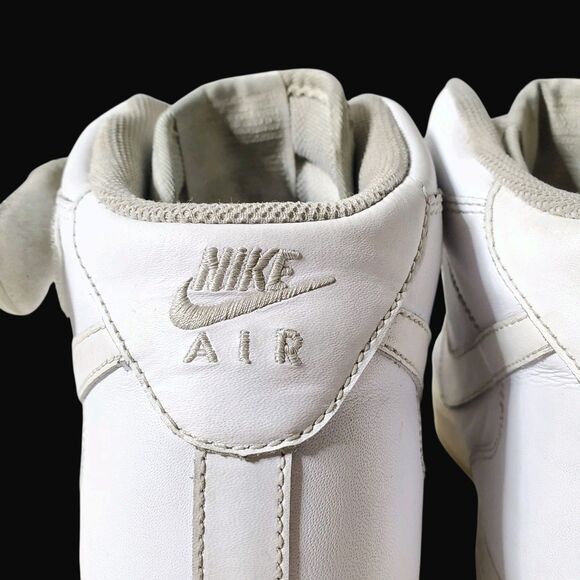 Nike Air Force 1 Mid Triple \'10 White Sneakers Size 13 Mens 315123-111 main image 11